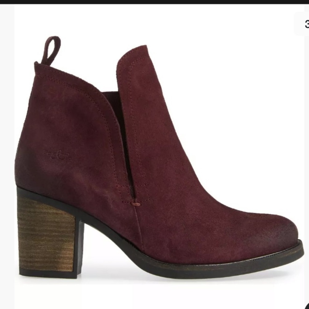 Bos. & Co Prune suede waterproof Chelsea boot